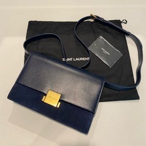 Saint Laurent Bellechasse Leather Crossbody Bag